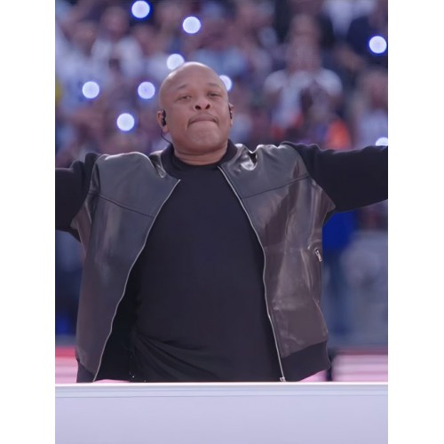 Super Bowl halftime Dr.Dre Leather Jacket Super Bowl halftime Dr.Dre Leather Jacket